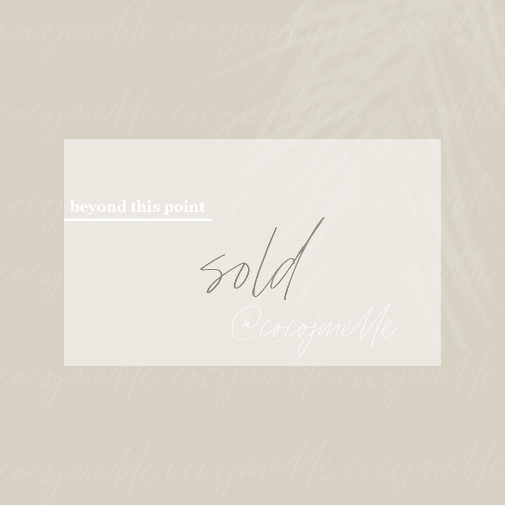 SOLD BEYOND THIS POINT